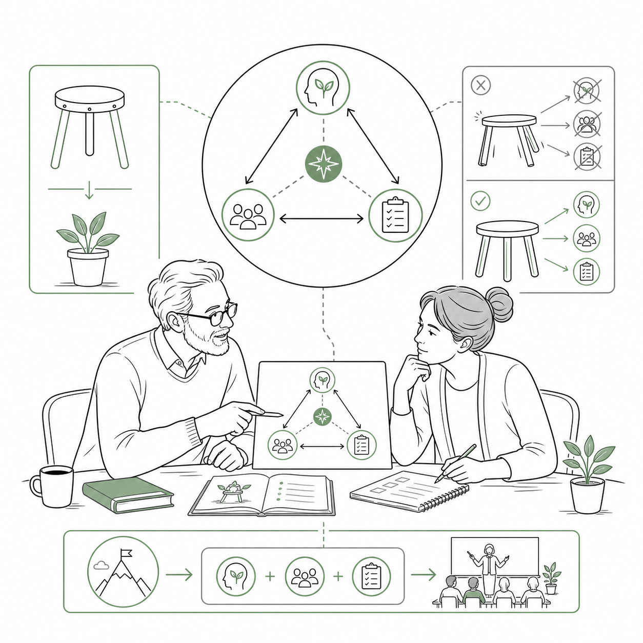 Make Pedagogical Concepts Intuitive and Practical