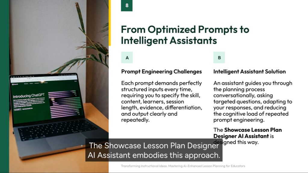 Guided assistants reduce the repeated work of reconstructing a complete planning brief from scratch.